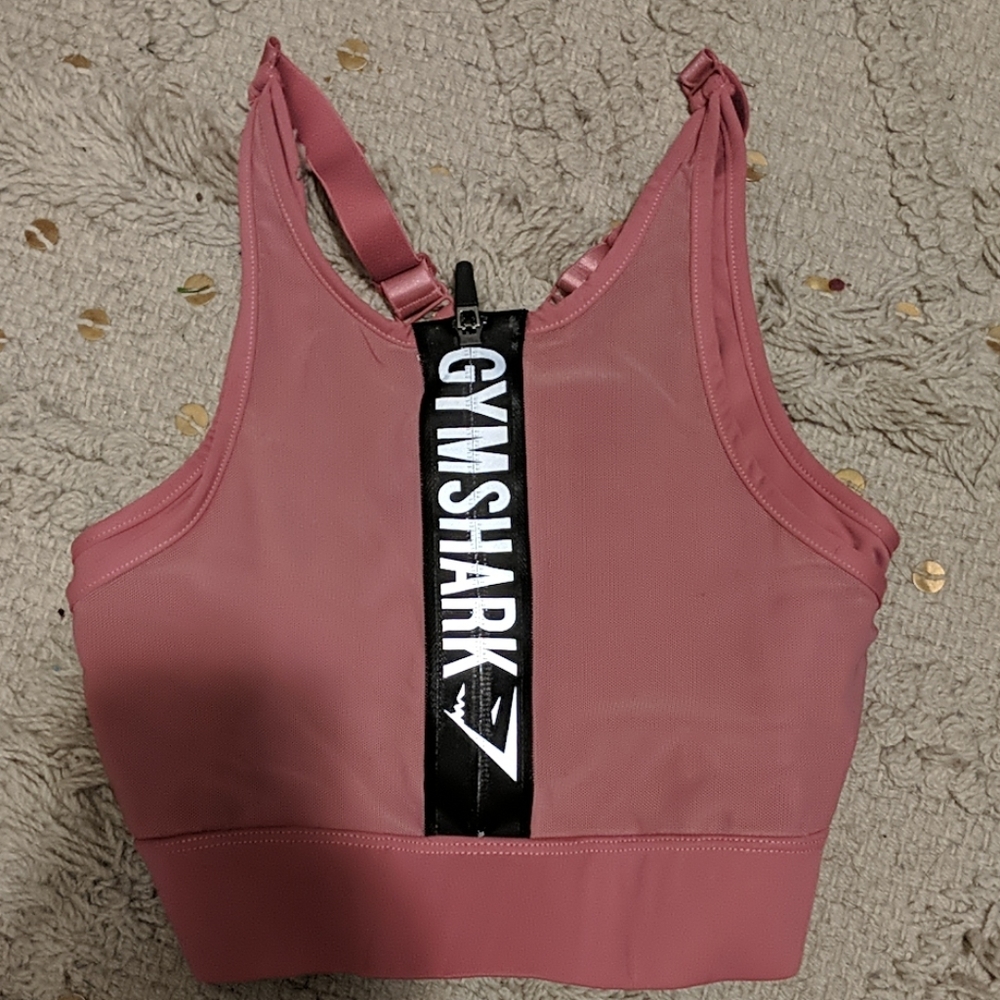 Gymshark elevate sports bra in dusky pink